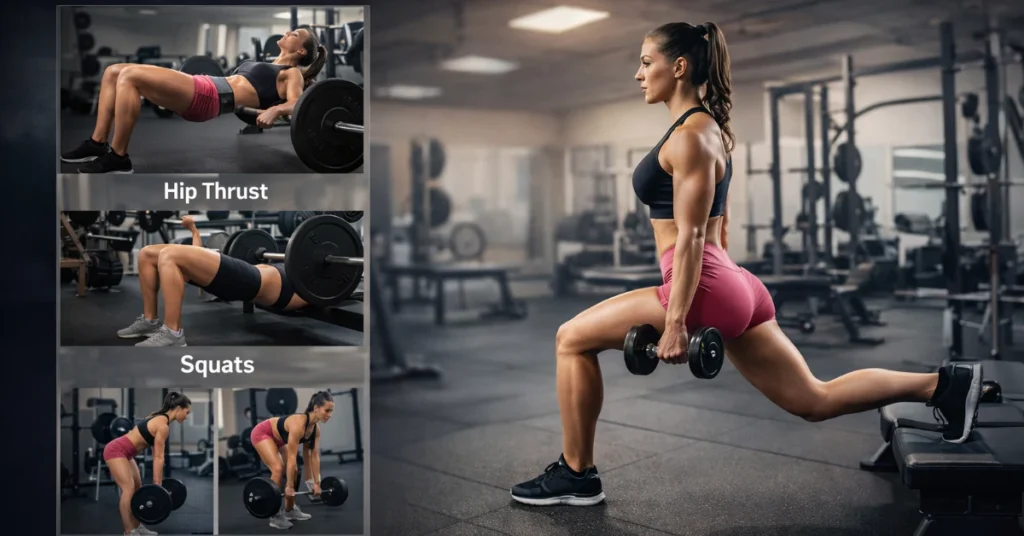 glute exercises for a lifted butt