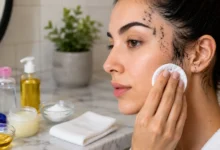 remove black hair dye from skin