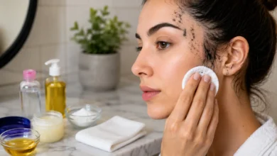 remove black hair dye from skin